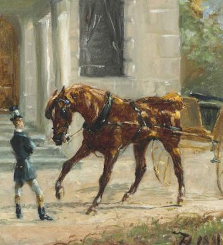 Equipage au Bosc by Henri de Toulouse-Lautrec