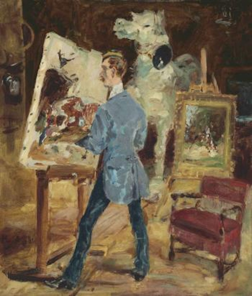 Princeteau dans son atelier by Henri de Toulouse-Lautrec