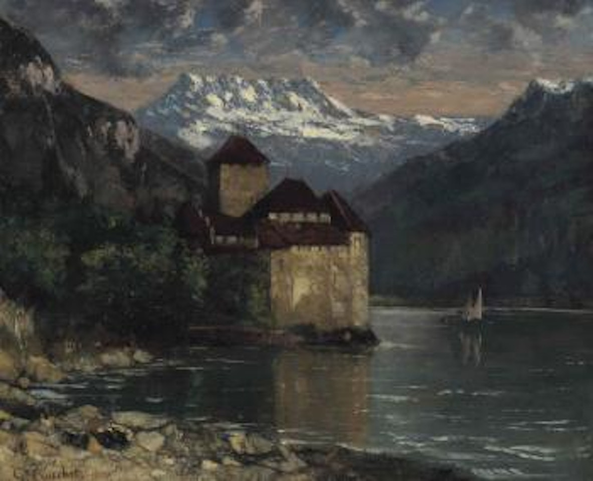 Le Château de Chillon by Gustave Courbet