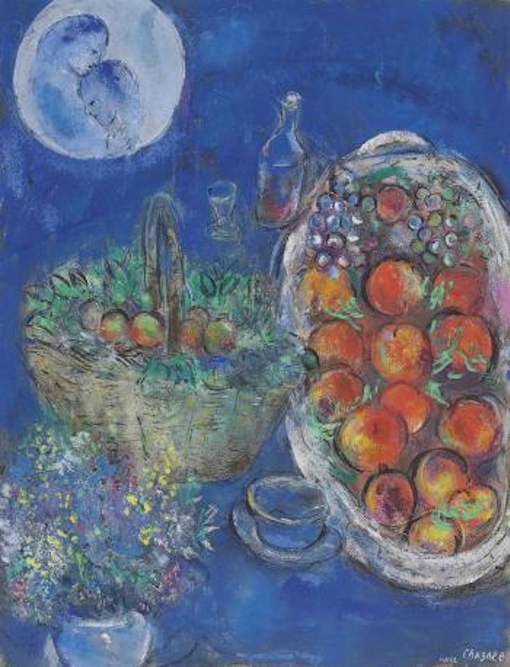 Deux paniers de fruits by Marc Chagall