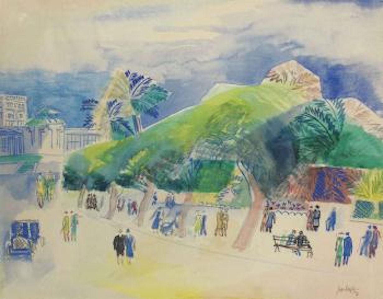 Jardin public méditerranéen by Jean Dufy