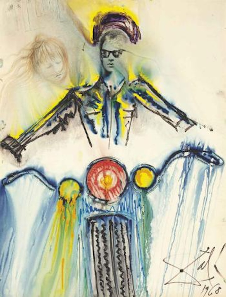 La Motocyclette by Salvador Dali