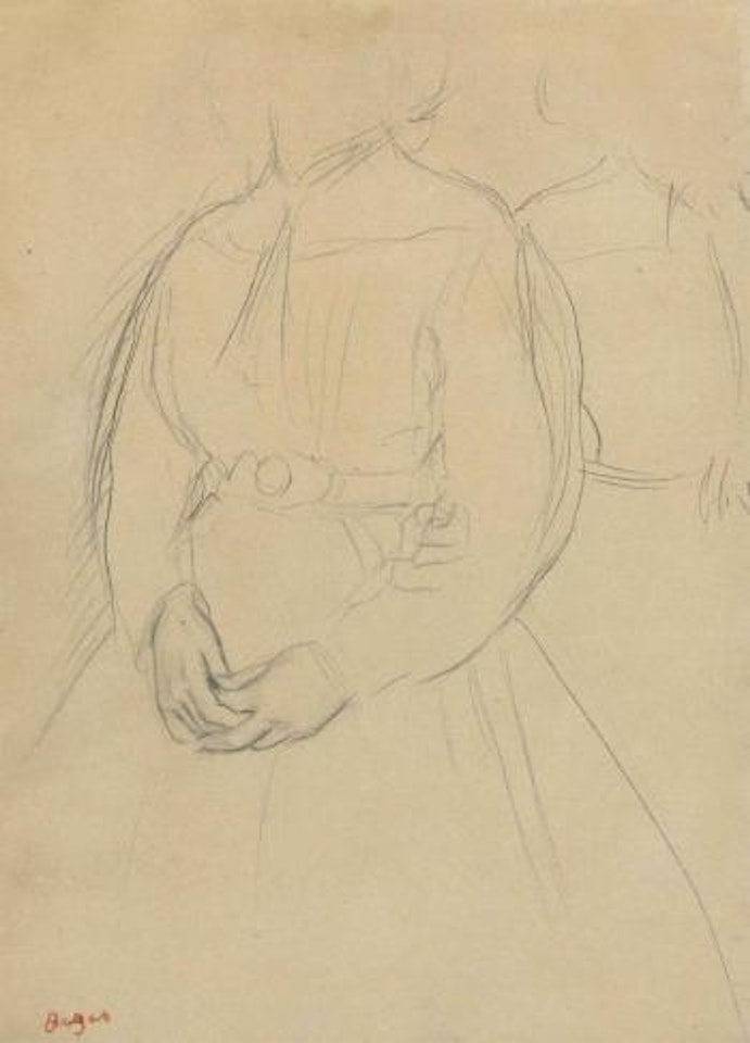 Etude pour un portrait de femme by Edgar Degas