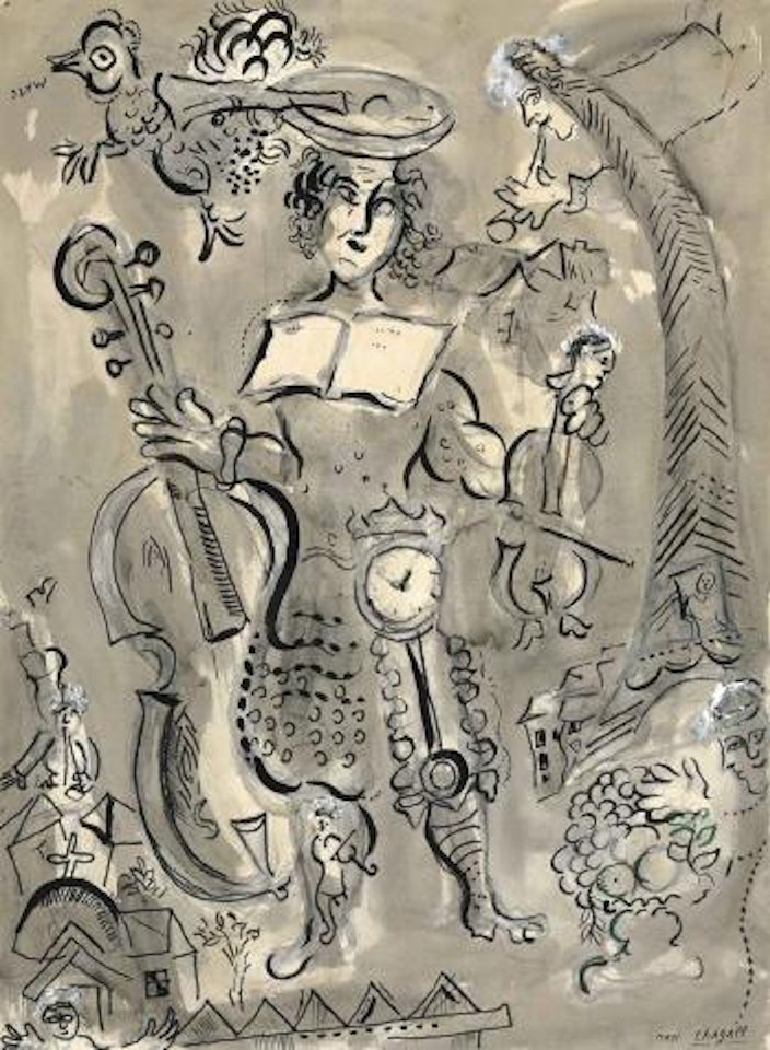 La Musique by Marc Chagall