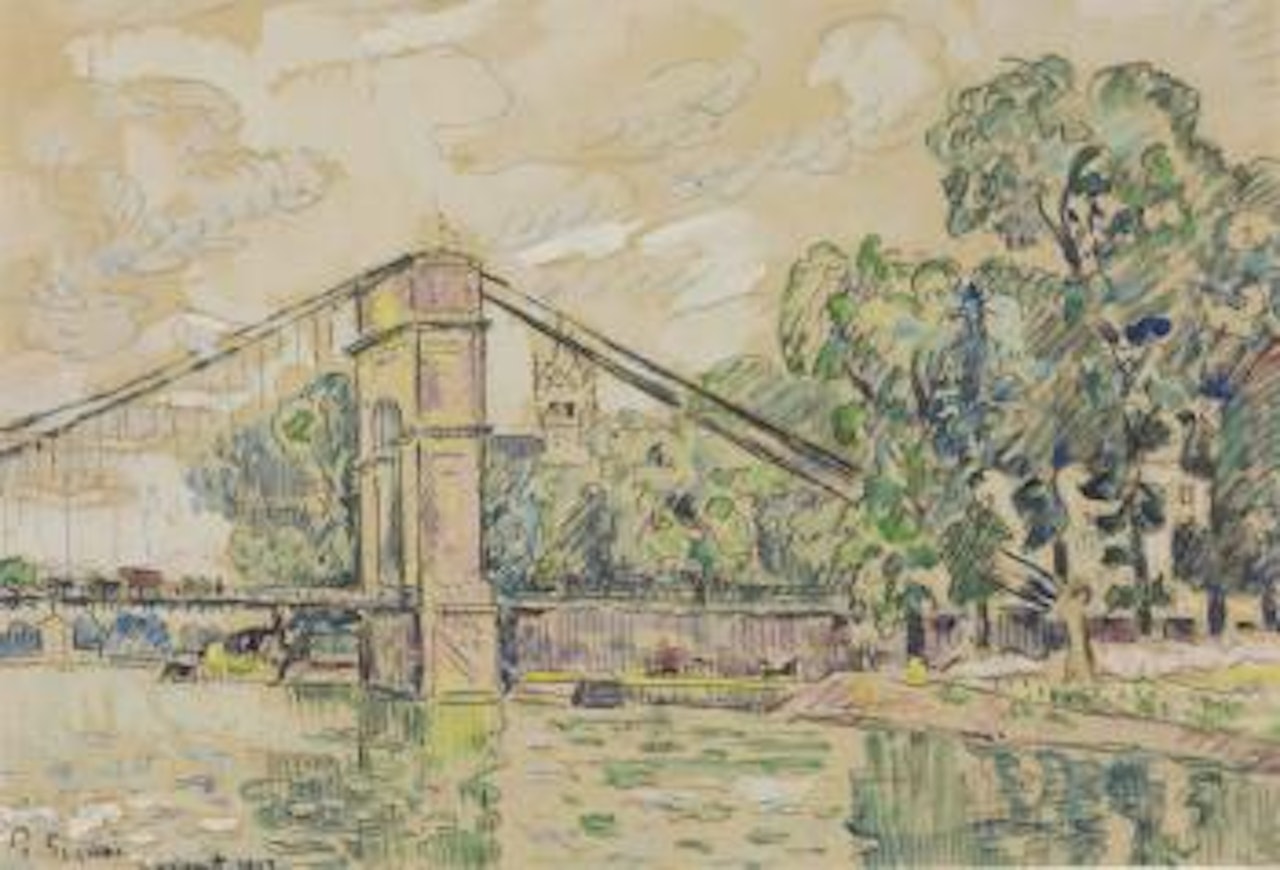 Le Pont de Kerentrech by Paul Signac