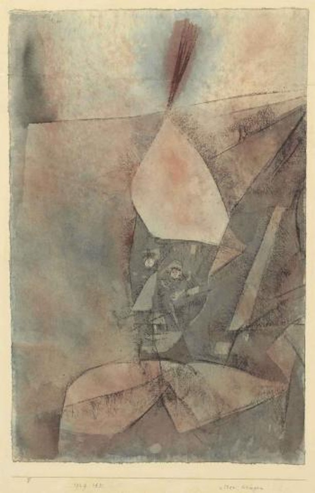 Alter krieger by Paul Klee