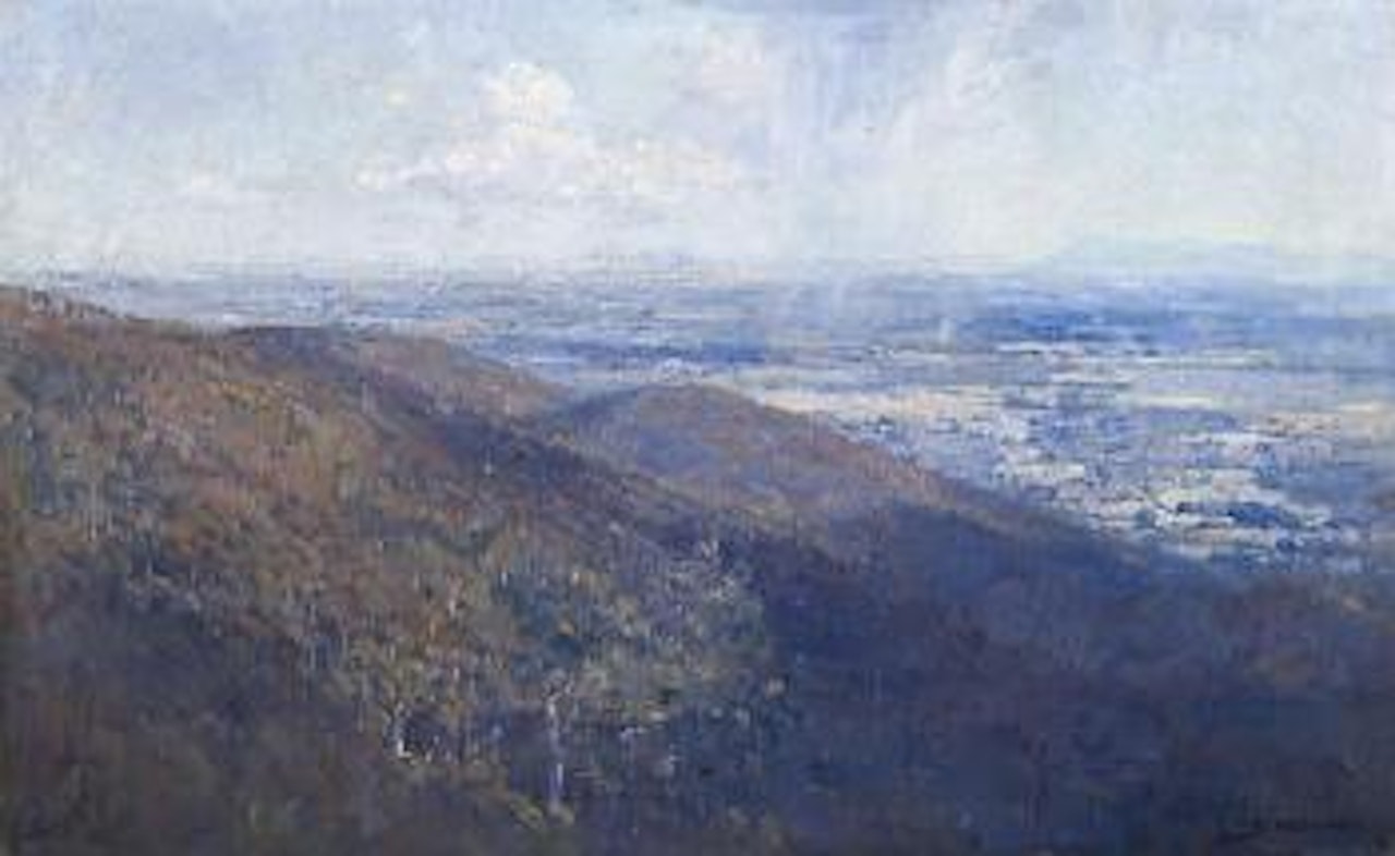 Melbourne from Sassafras by Arthur Ernest Streeton