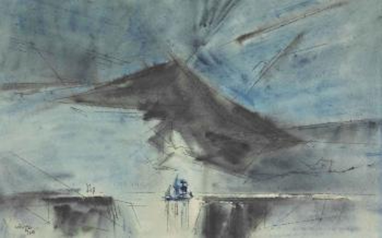 Sailing Ship under Cloud by Lyonel Feininger