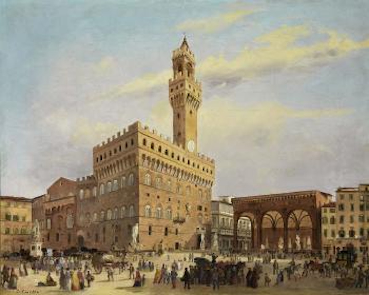 Veduta di Piazza della Signoria by Carlo Canella