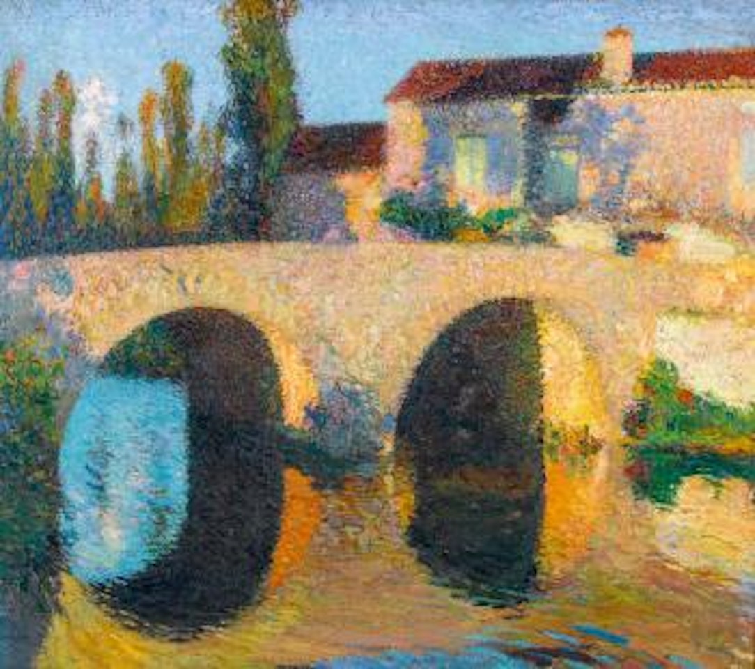 Le Pont à Labastide du Vert en Été vers midi by Henri Jean Guillaume Martin