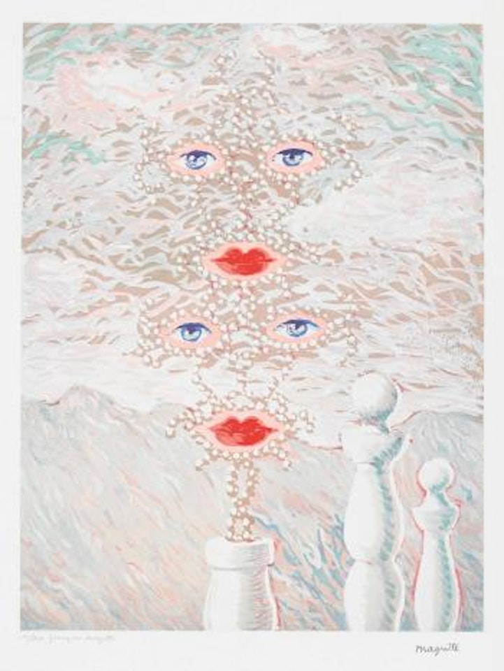 Visages effervescents by René Magritte