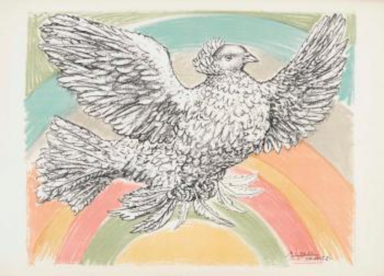 Colombe volant by Pablo Picasso