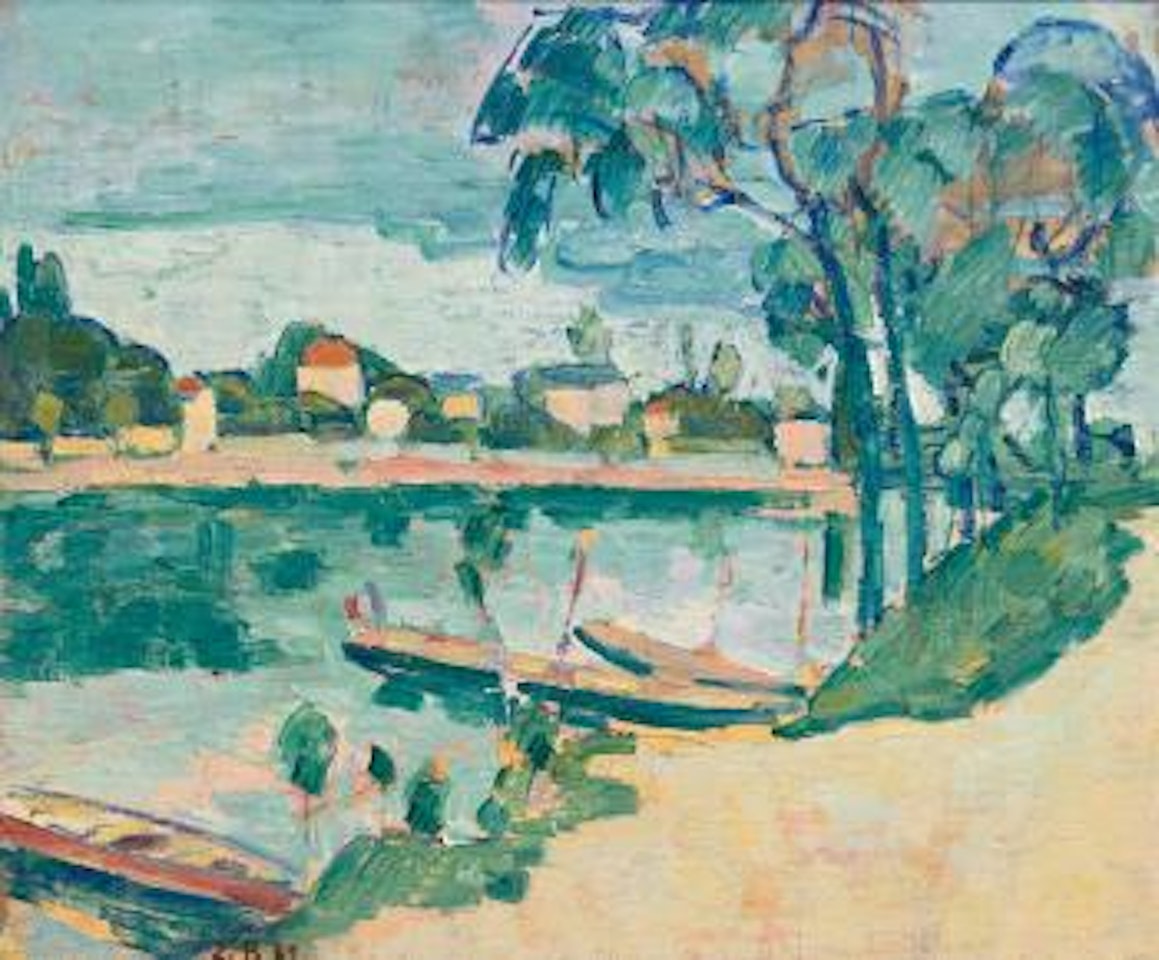 La Seine À Asnières by Emile Bernard
