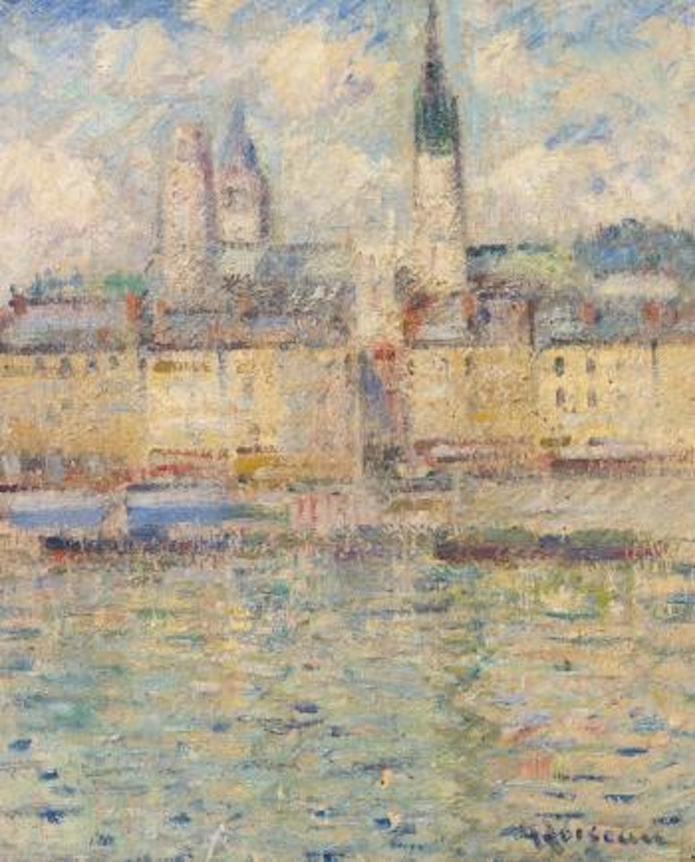 Le Port, Rouen by Gustave Loiseau