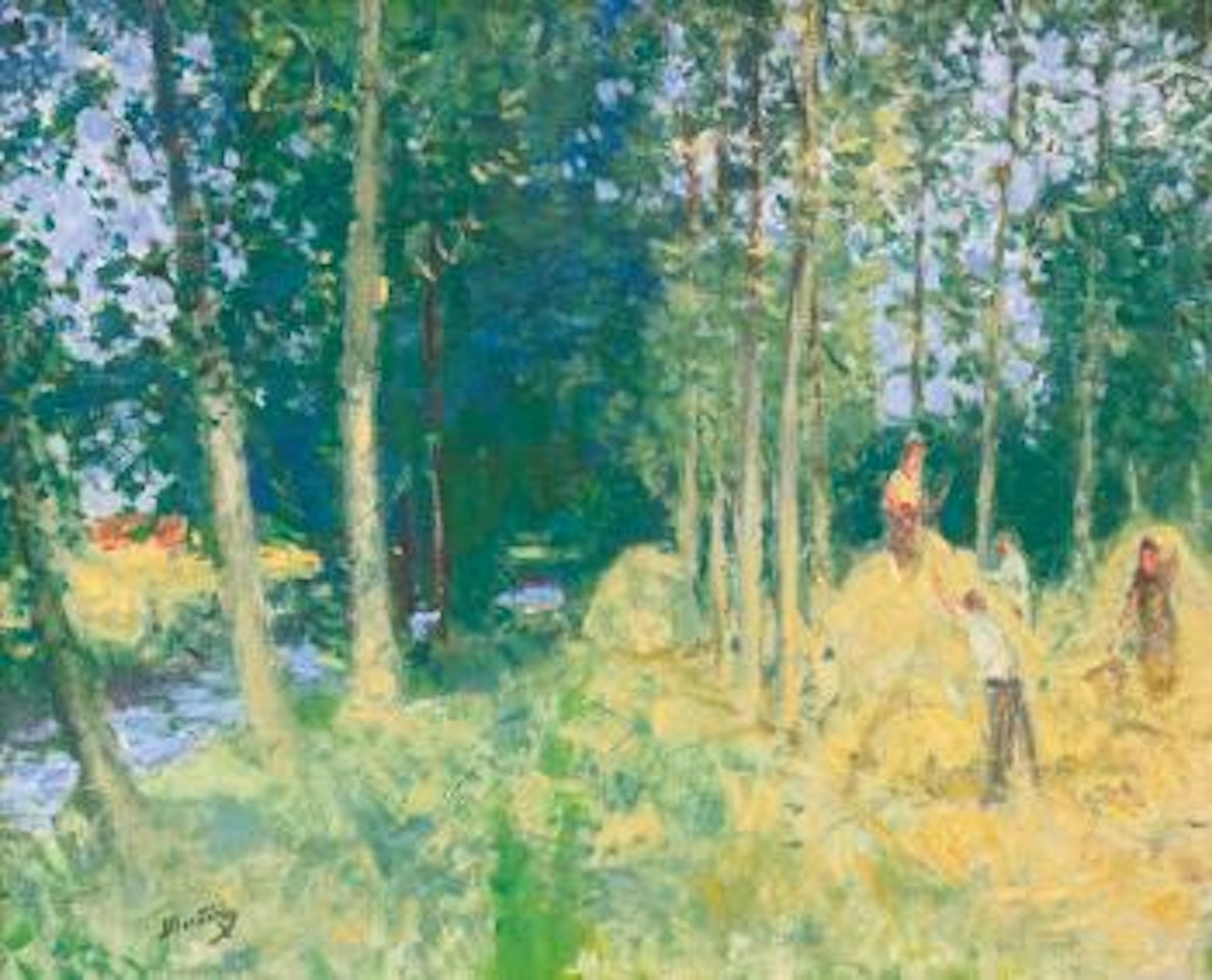 Fenaison À Monthulet by Pierre Eugène Montezin