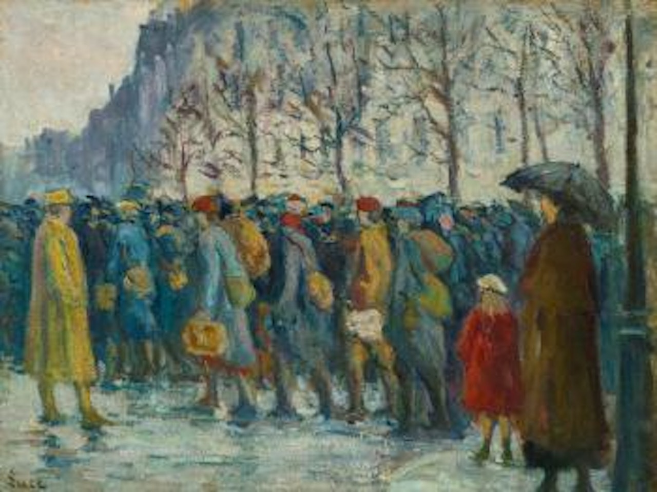 Militaires by Maximilien Luce