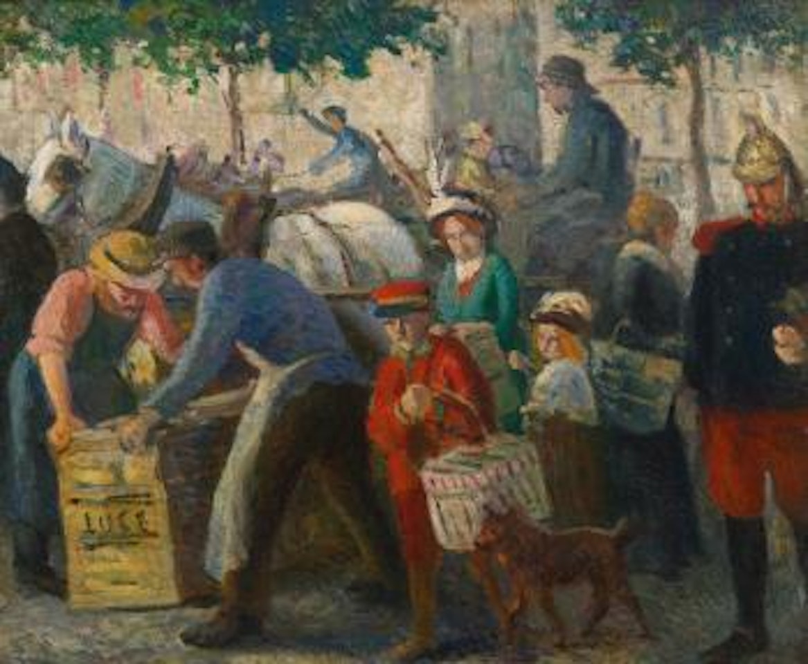 Le Boulevard by Maximilien Luce