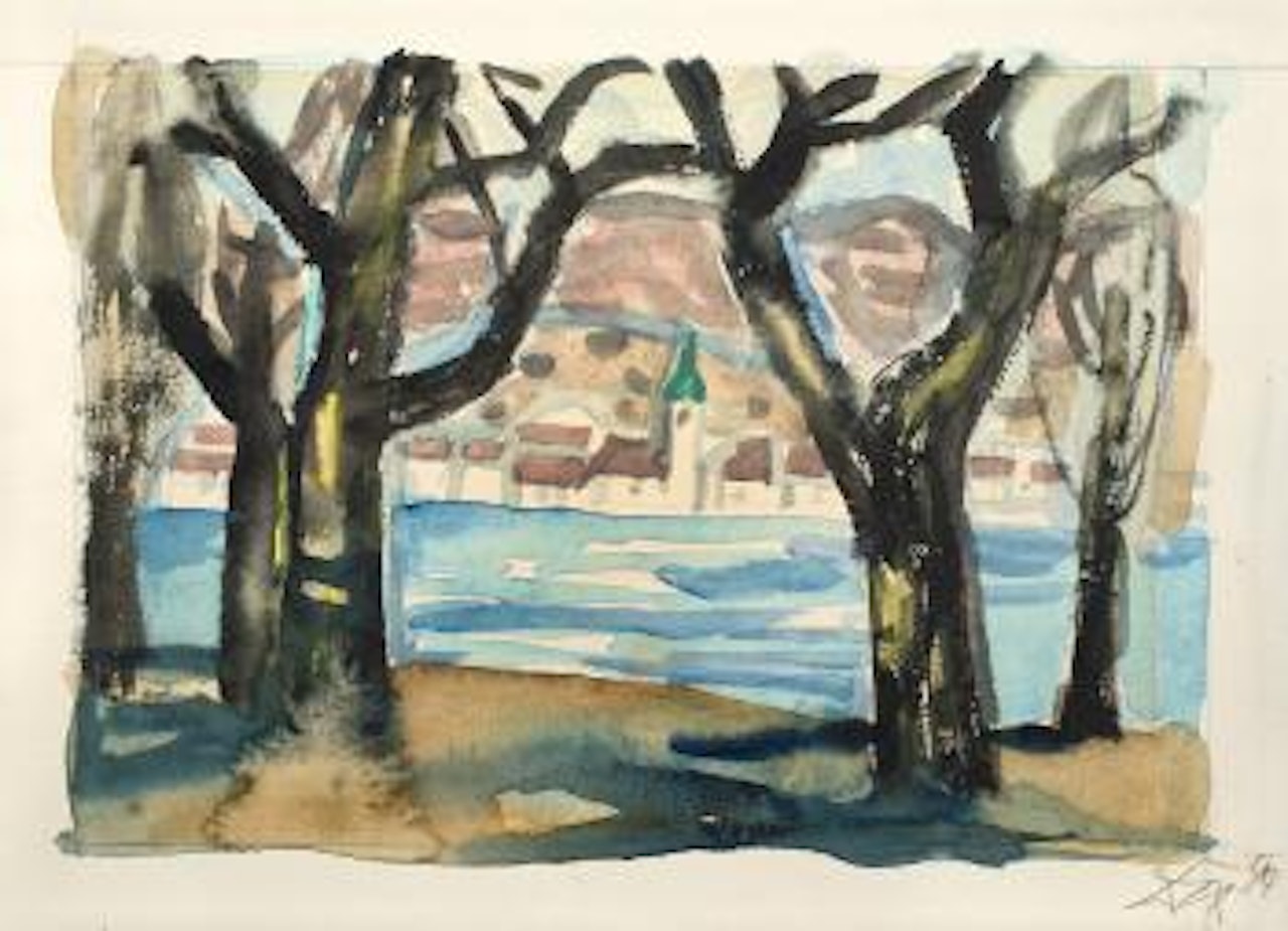 Bäume Am Bodensee by Otto Dix