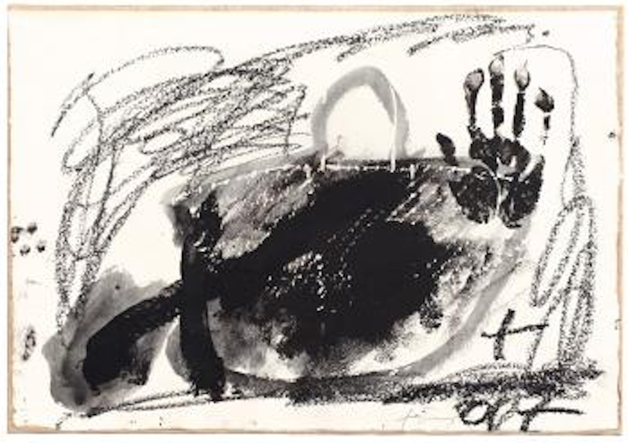 Cistella Amb Mà by Antoni Tapies