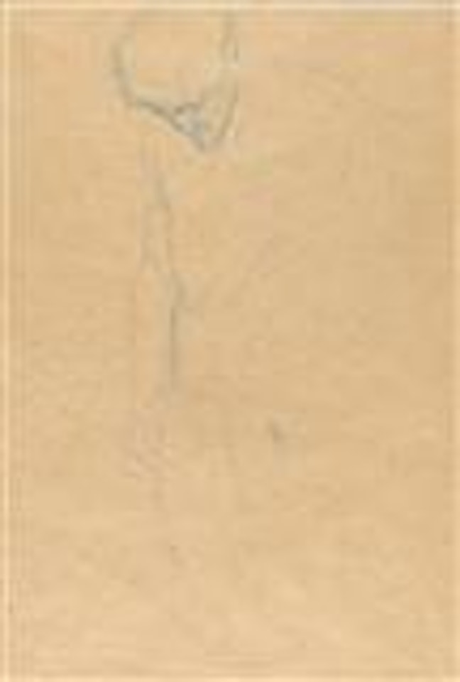 Pregnant woman with man inclined to the left by Gustav Klimt