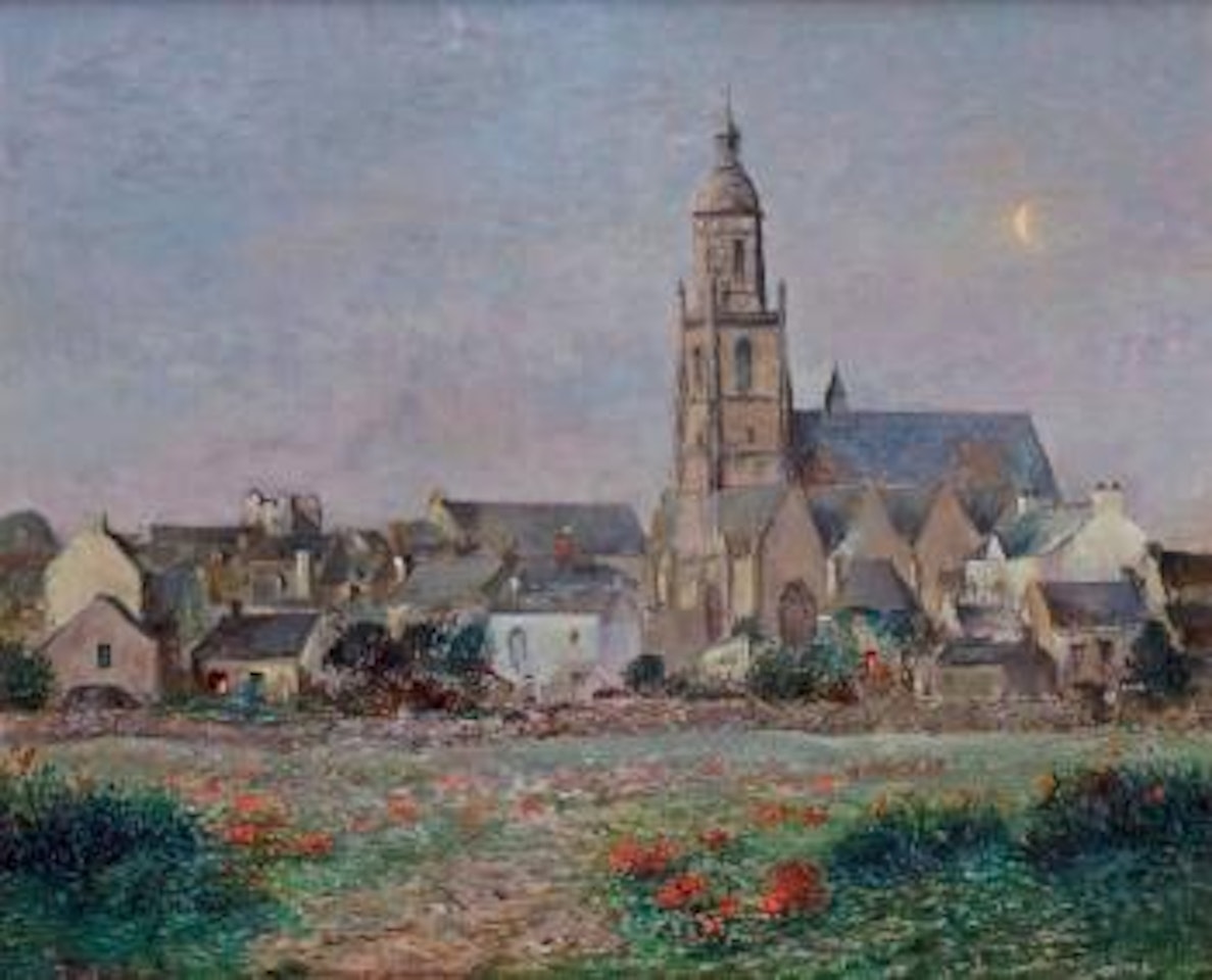 Le village de Batz-Sur-Mer au crépuscule by Ferdinand du Puigaudeau