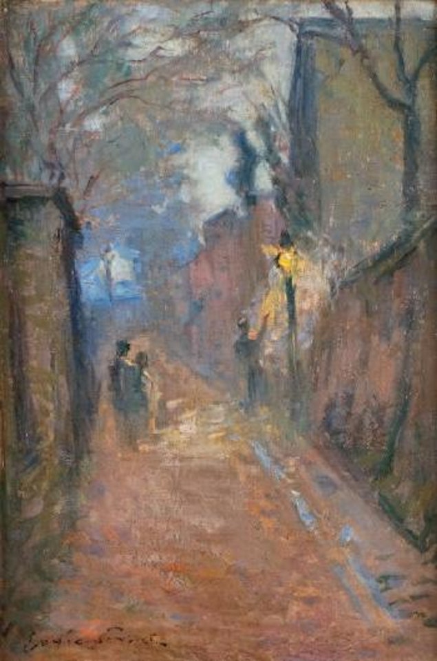 Paris, l'allumeur de réverbère by Othon Friesz