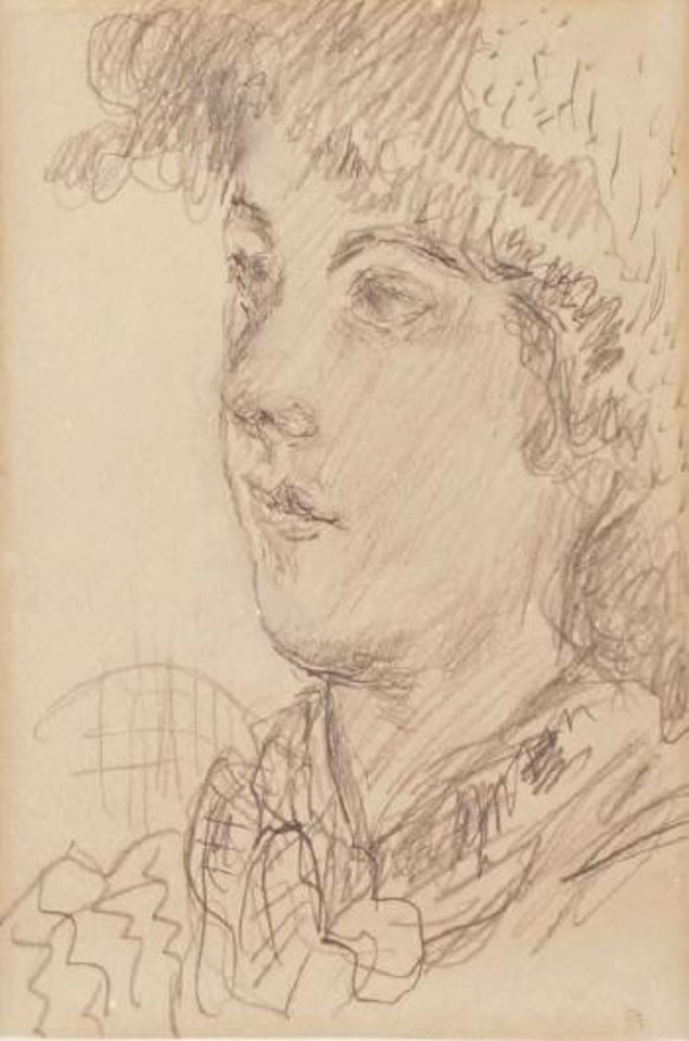 Portrait de jeune femme by Pierre Bonnard