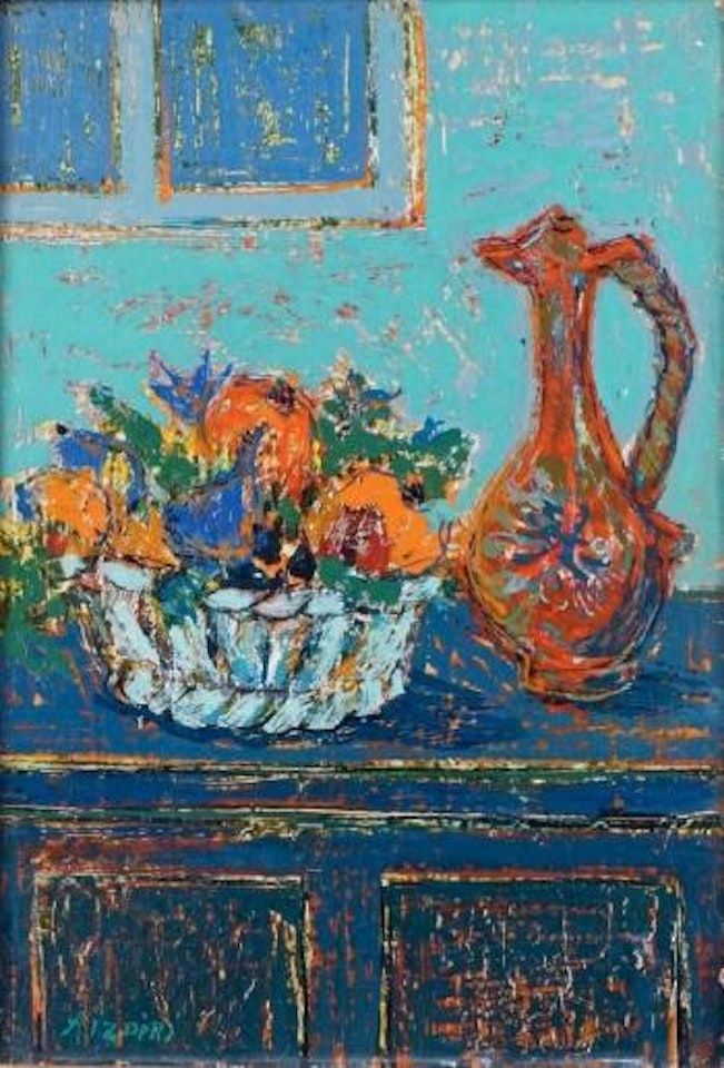 Nature morte à la coupe de fruits et à l'aiguière by Paul Aizpiri