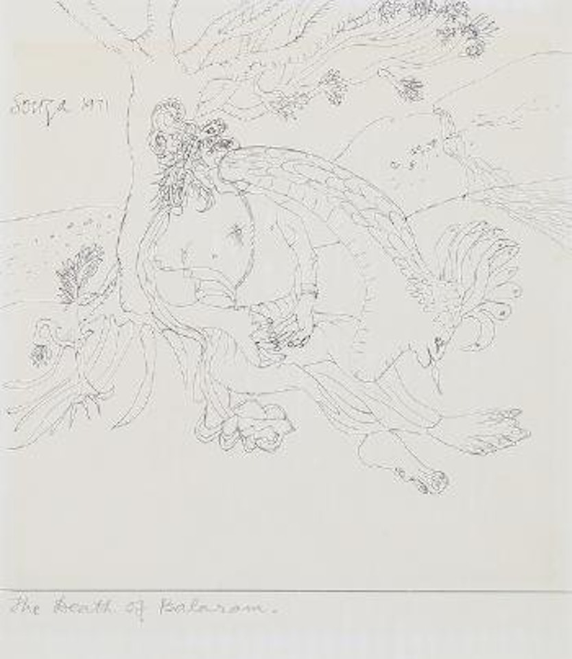 The Death of Balram by Francis Newton Souza