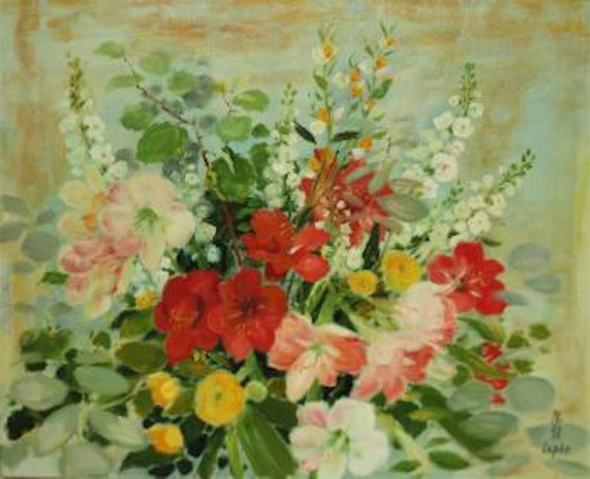 Tiger Lilies and Snapdragons by Le Pho