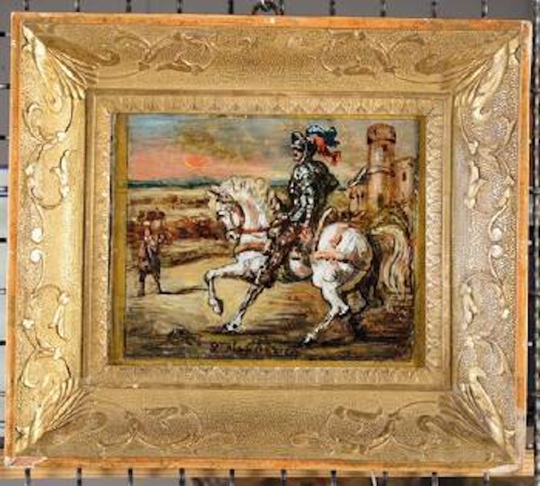 Cavallo e cavaliere by Giorgio de Chirico