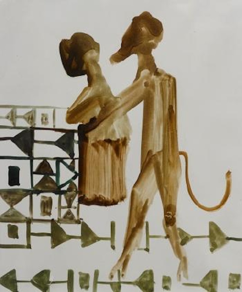 Theseus and the minotaur by Sidney Nolan