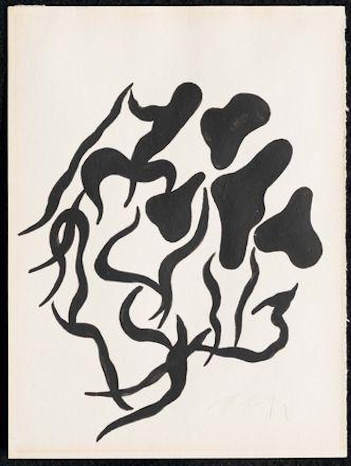 Automatic drawing by Jean Arp