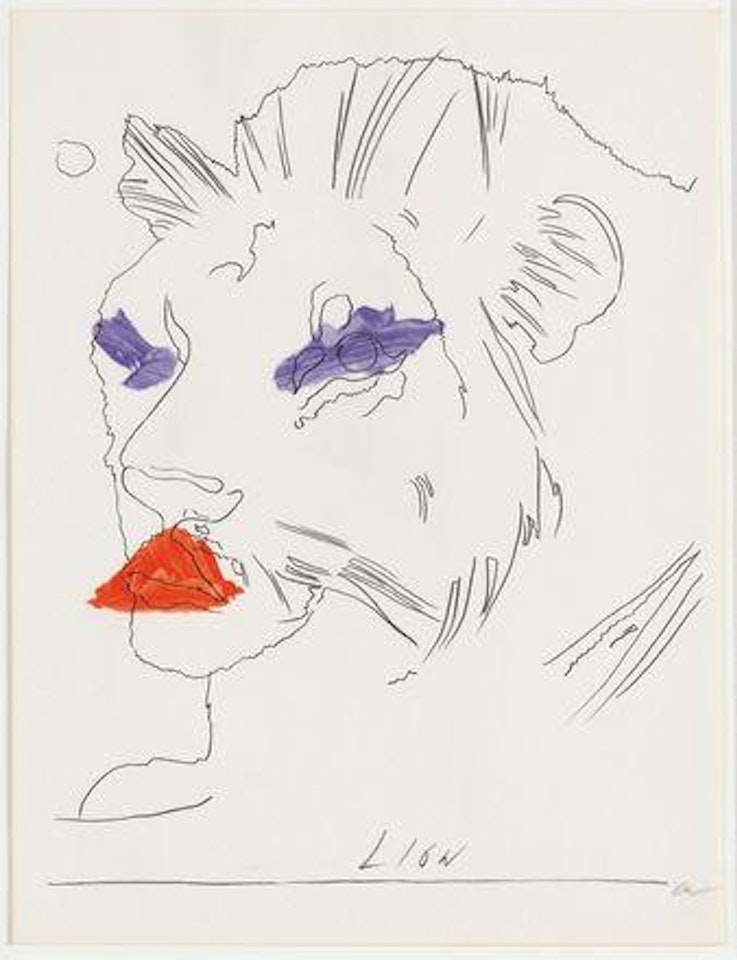 Lion by Andy Warhol