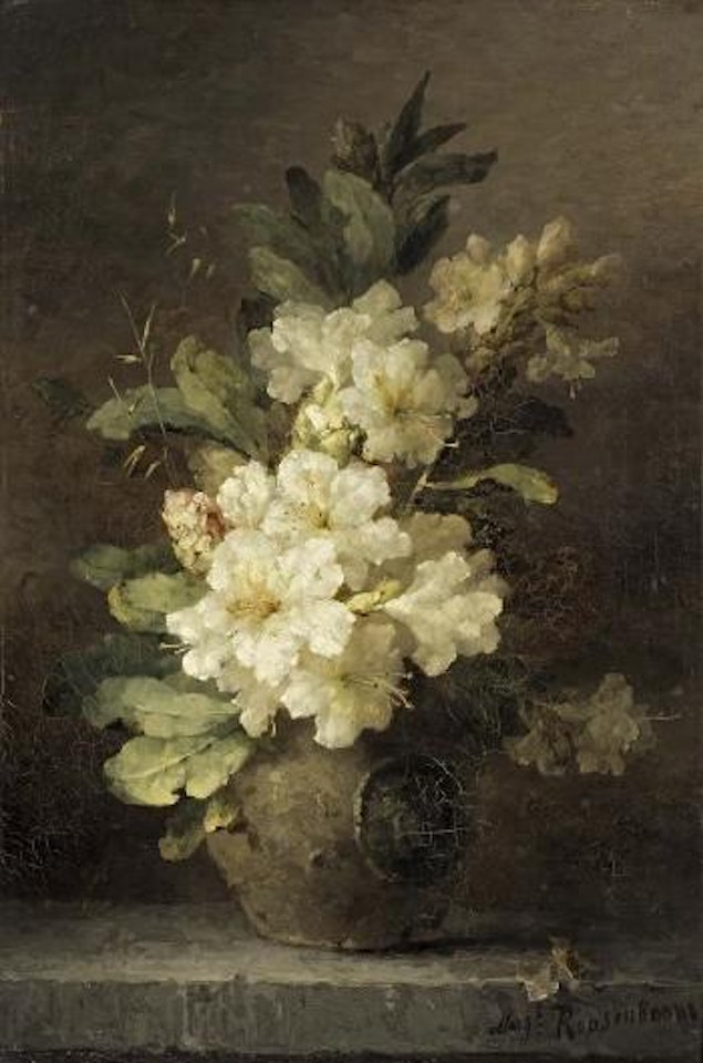 Weisser Rhododendron by Margaretha Roosenboom