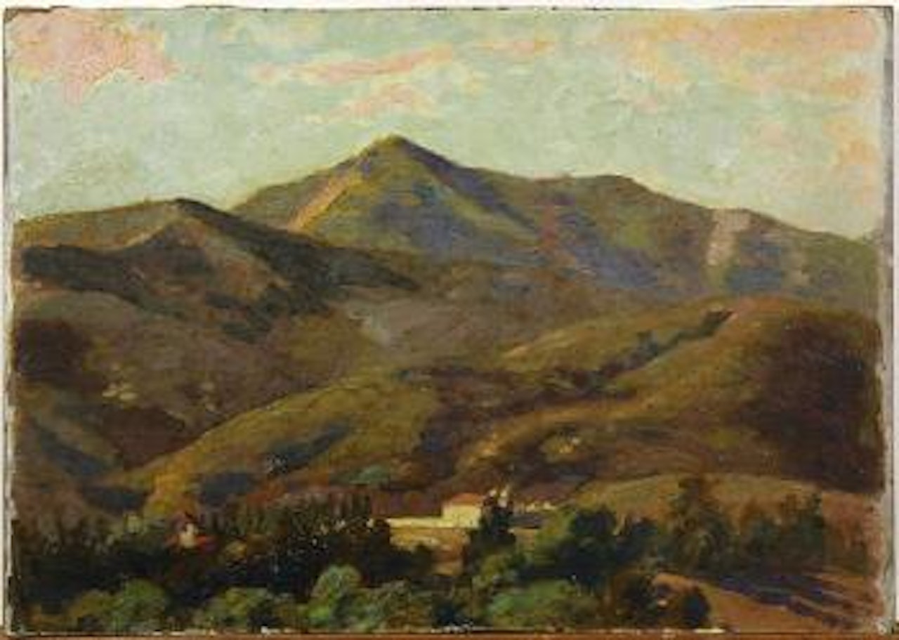 Near end temple street Los Angeles by William Wendt