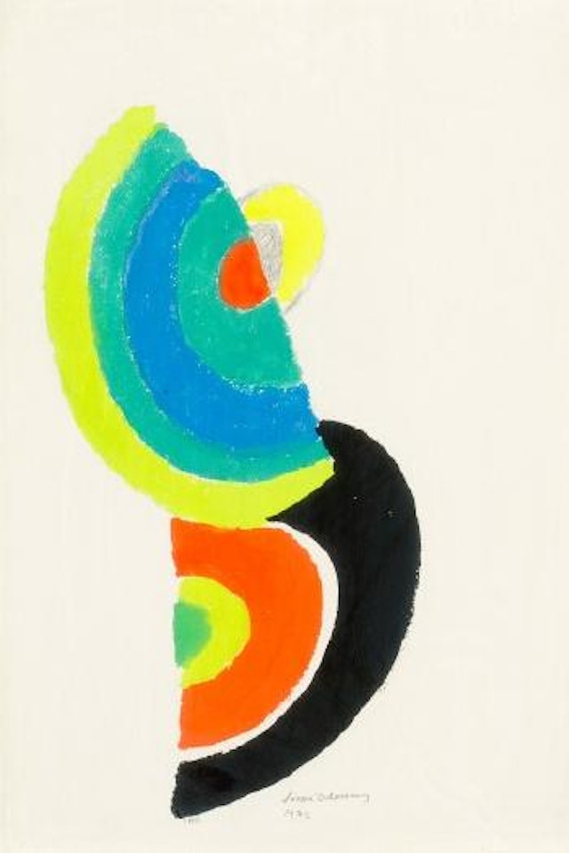 Composition,  F•1917 by Sonia Delaunay