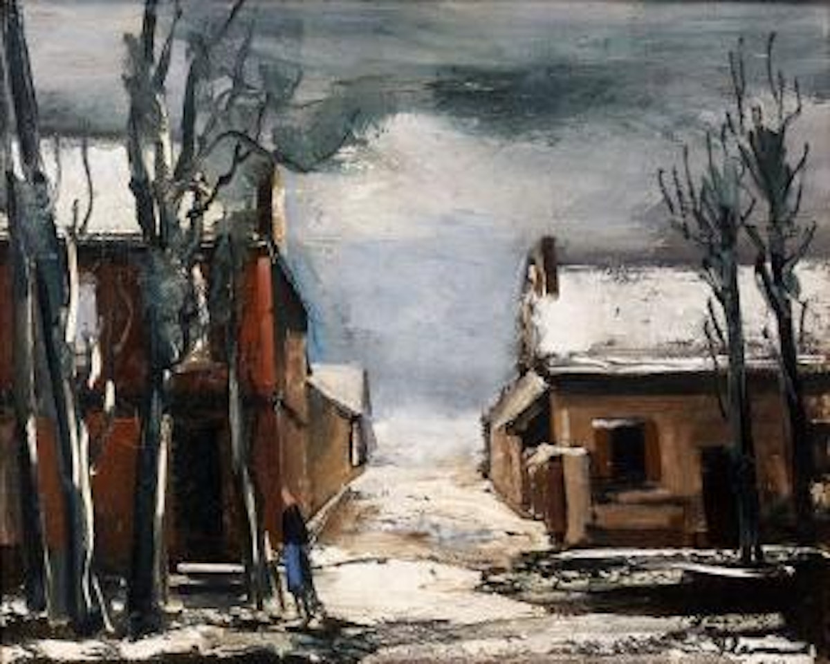 Paysage de neige by Maurice de Vlaminck