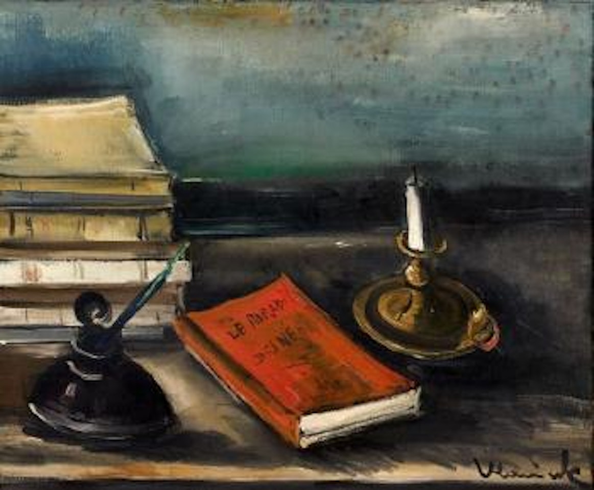 Nature morte au bougeoir by Maurice de Vlaminck