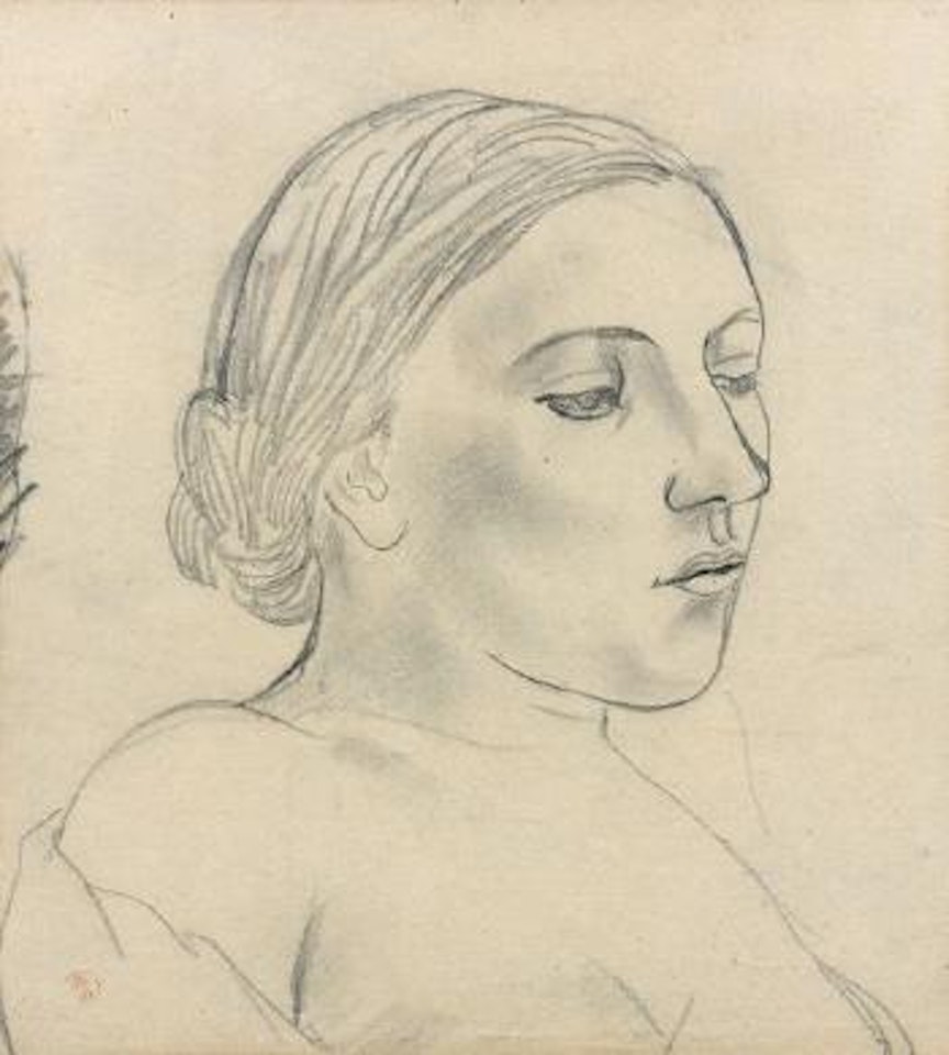Portrait de femme by Leonard Tsuguharu Foujita