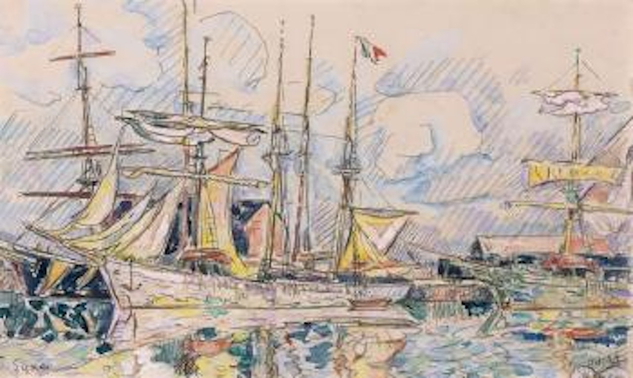 Saint-Malo, les Terreneuvas by Paul Signac