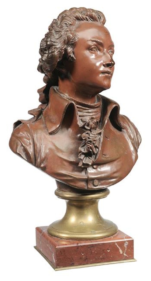 Bust of Mozart by Albert-Ernest Carrier-Belleuse
