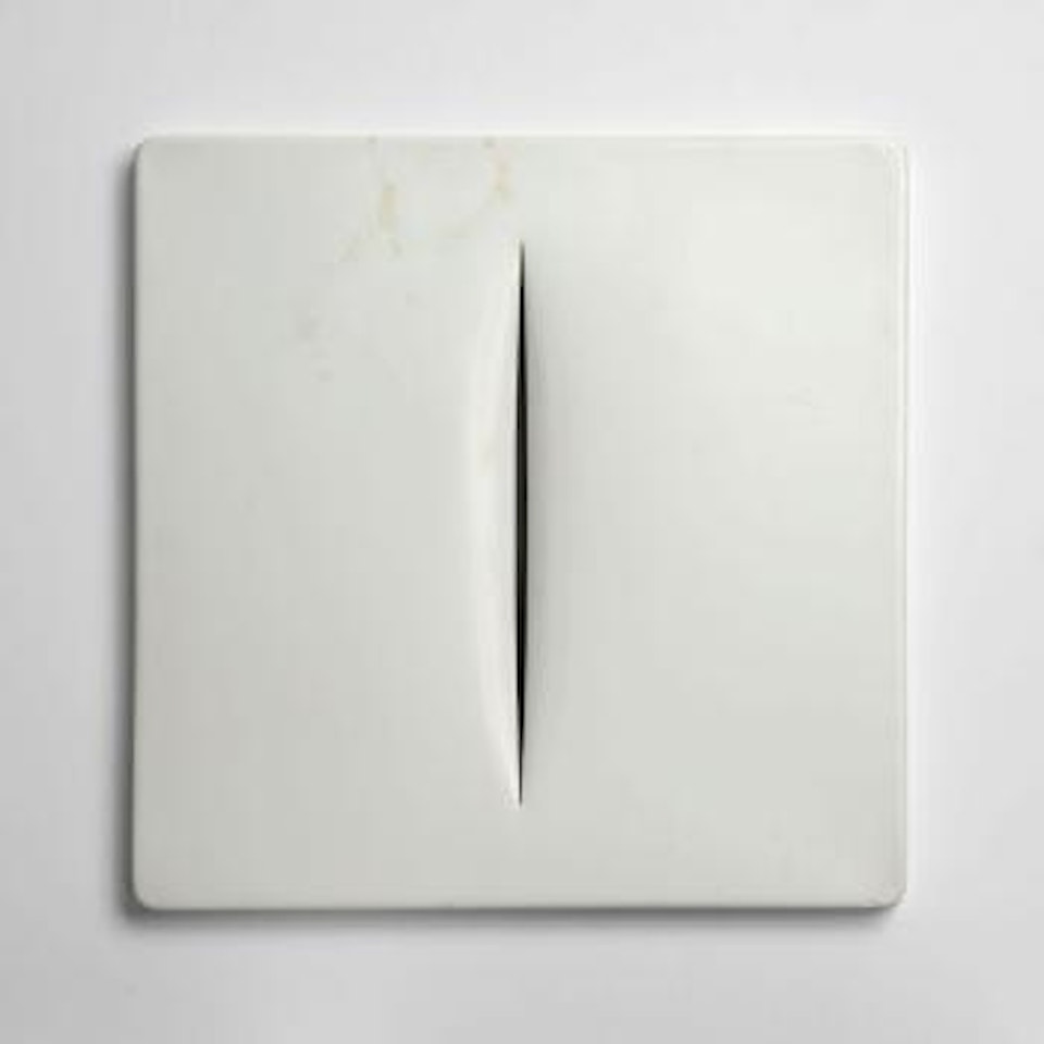 Concetto spatiale by Lucio Fontana