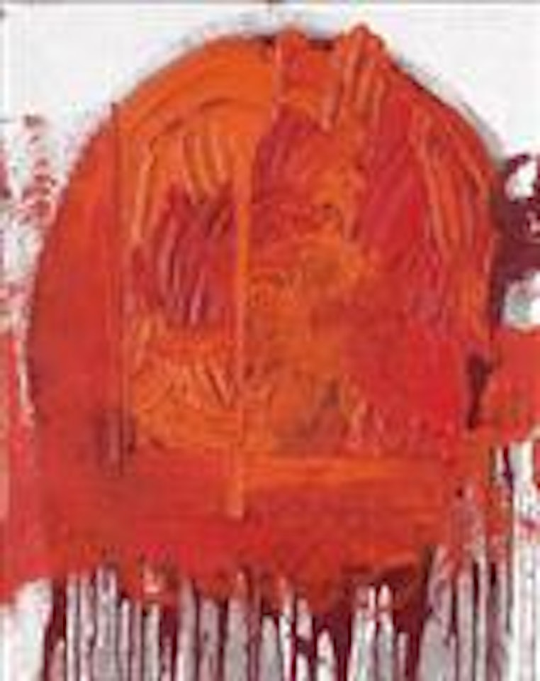 Impasto drip painting by Hermann Nitsch