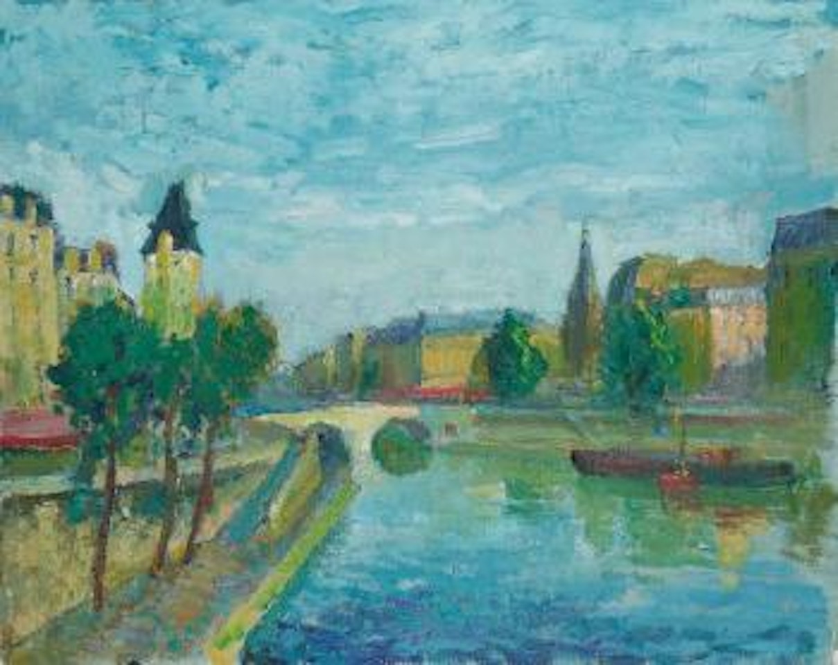 Paris, la Seine à l'Île Saint-Louis by Constantin Kluge