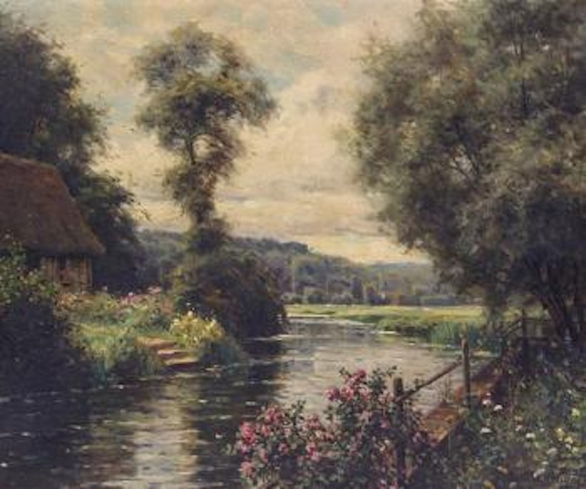 Cottage by the River by Louis Aston Knight