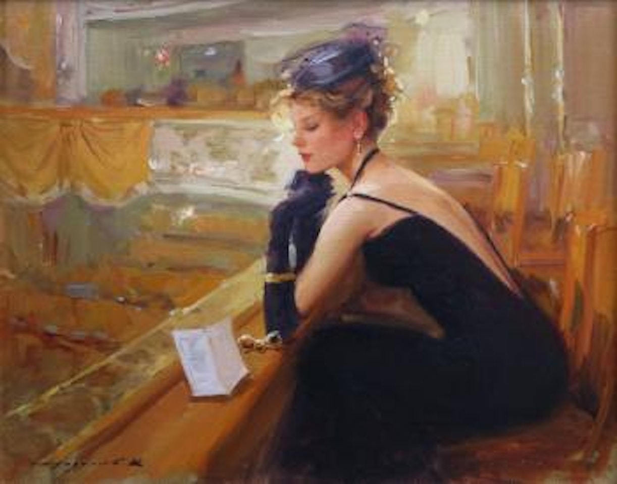 Au théâtre Mikhailovsky de St Pétersbourg by Constantin Razoumov