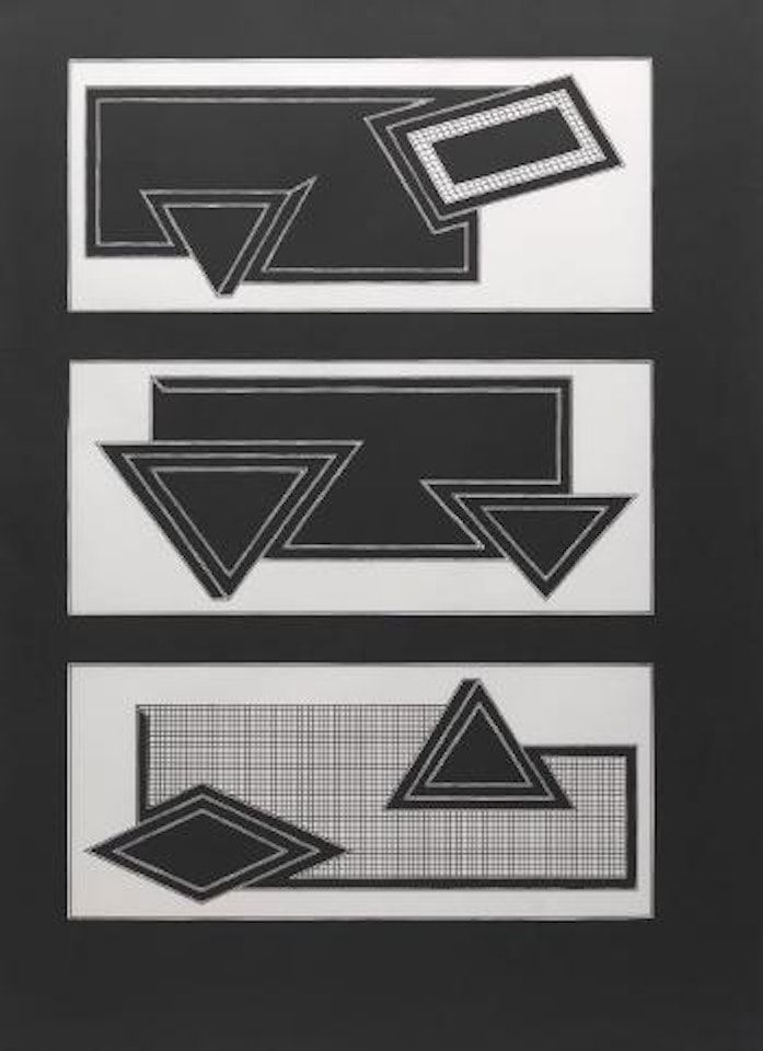 Black stack by Frank Stella