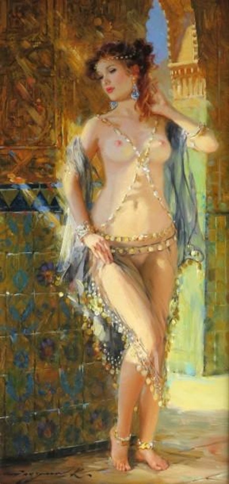 Odalisque au rayon de Soleil by Constantin Razoumov