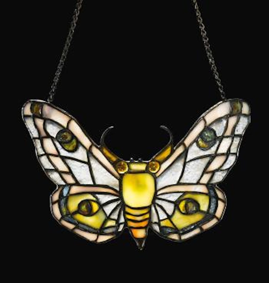 Moth Lamp Screen by Tiffany Studios